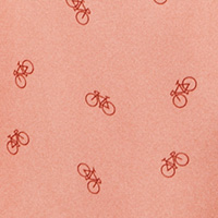 Springfield Badehose mit Fahrrad-Print. lavender