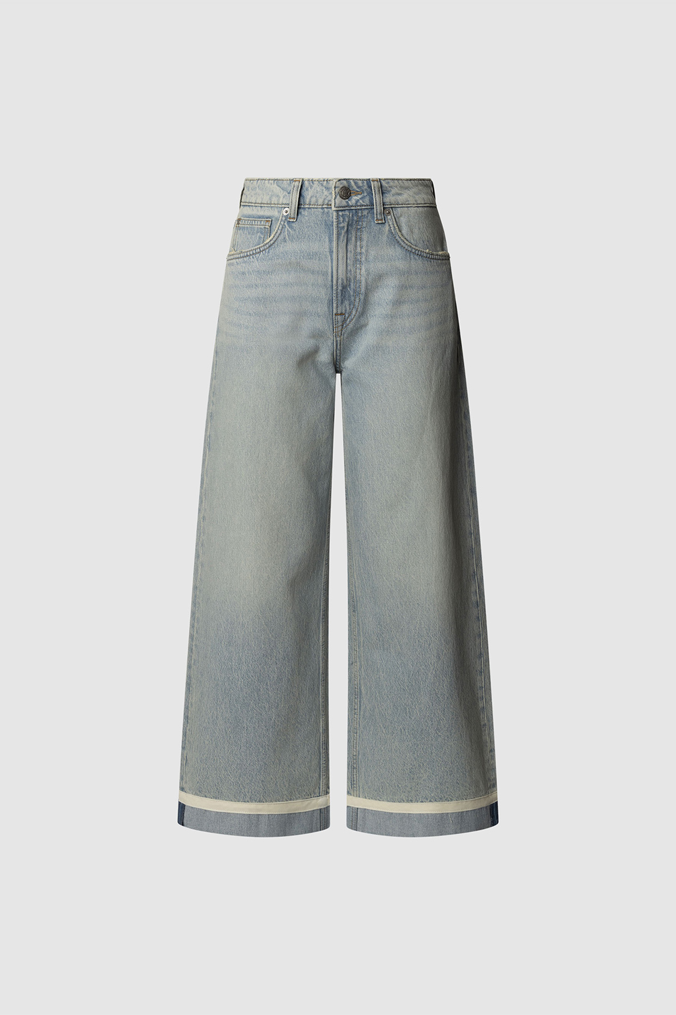 Marine Jeans Cortefiel Sensational Jeans Pantalón Denim Wide Leg