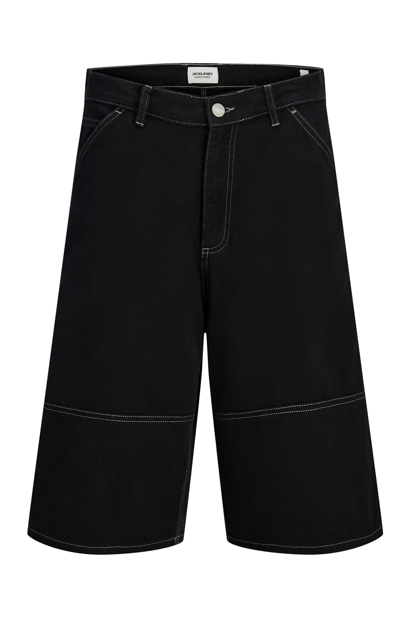 Bermuda Vaquera Slim Fit Hombre Springfield - Denim Elástico, Lavado Medio-Oscuro