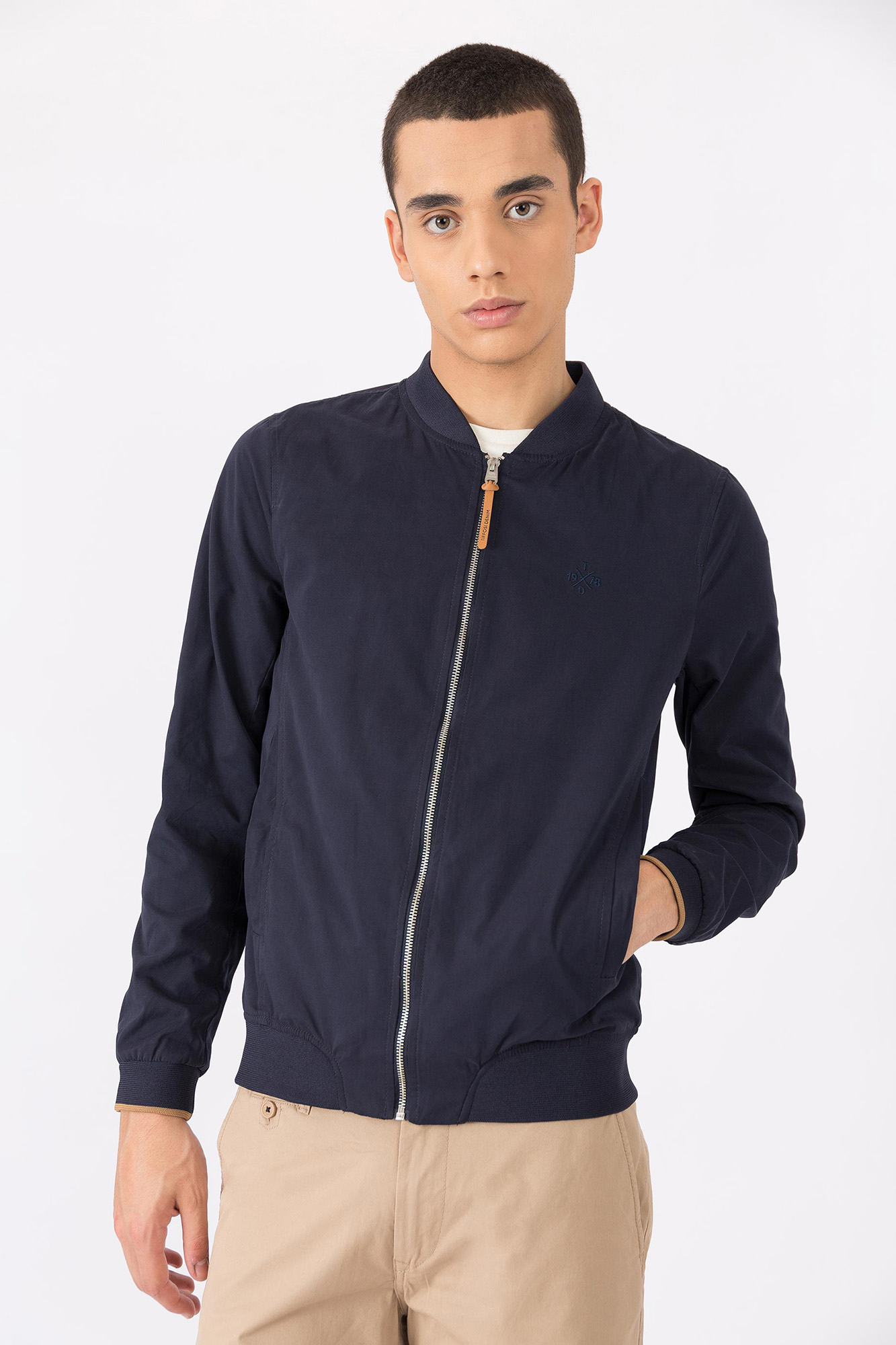 Springfield Herren Technische Bomberjacke – Chaquetabomberbásica, Lässiger Style