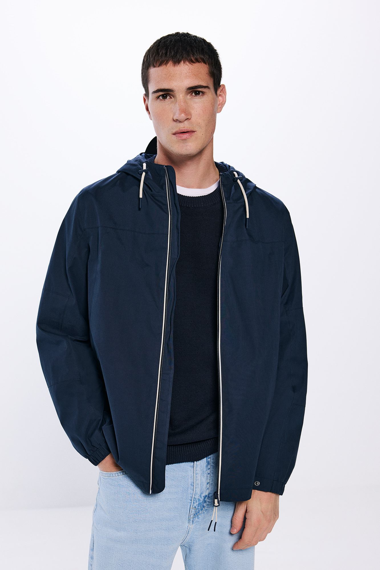 A.PRESSE × BIOTOP Swedish Navy Parka Kurtka Parka Zielona Cedar - Lancerto