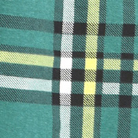 Springfield Camisa a cuadros con manga larga verde