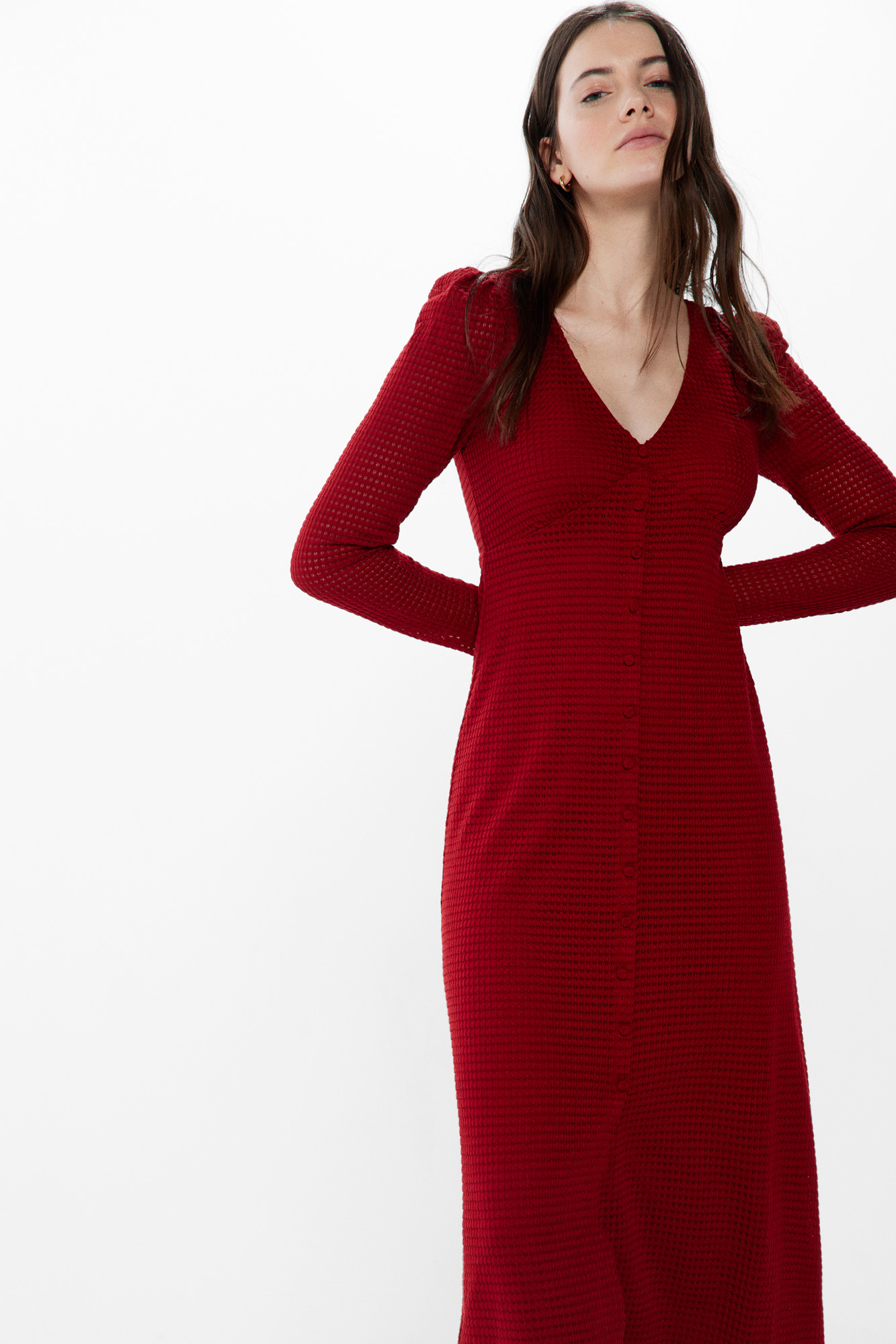 Structured sales midi dress