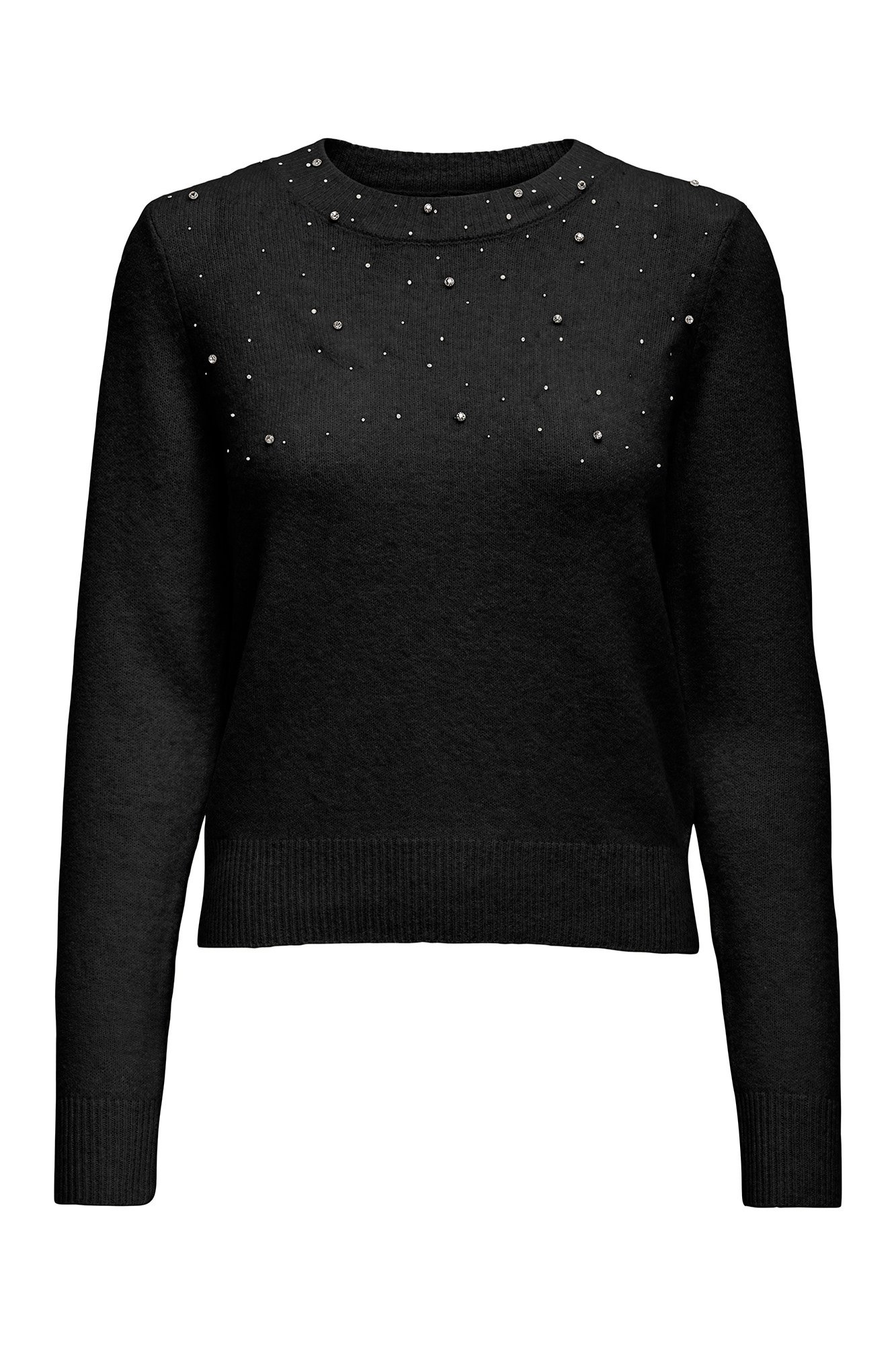 Pullover mit Perlen Damenpullover SPF