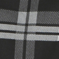 Springfield Langärmeliges Hemd mit Karomuster schwarz