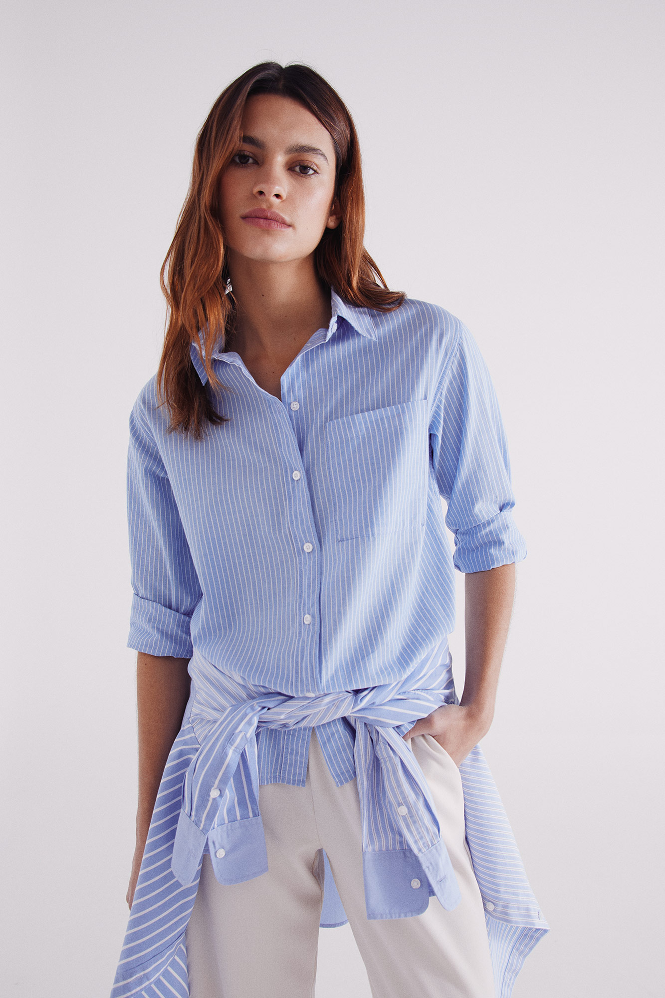 Camisa oversized algodón Camisas y blusas de mujer SPF