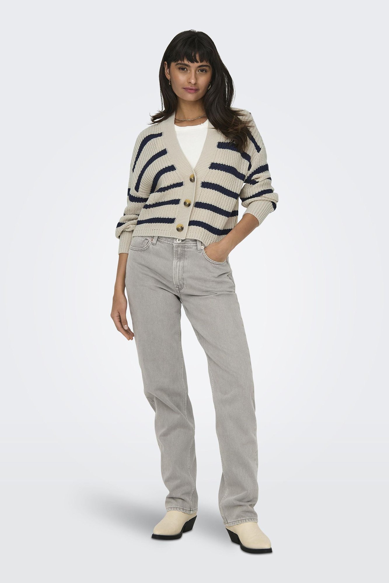 Strickjacken Strick Cardigan Only Strick Cardigan Damen Kurze