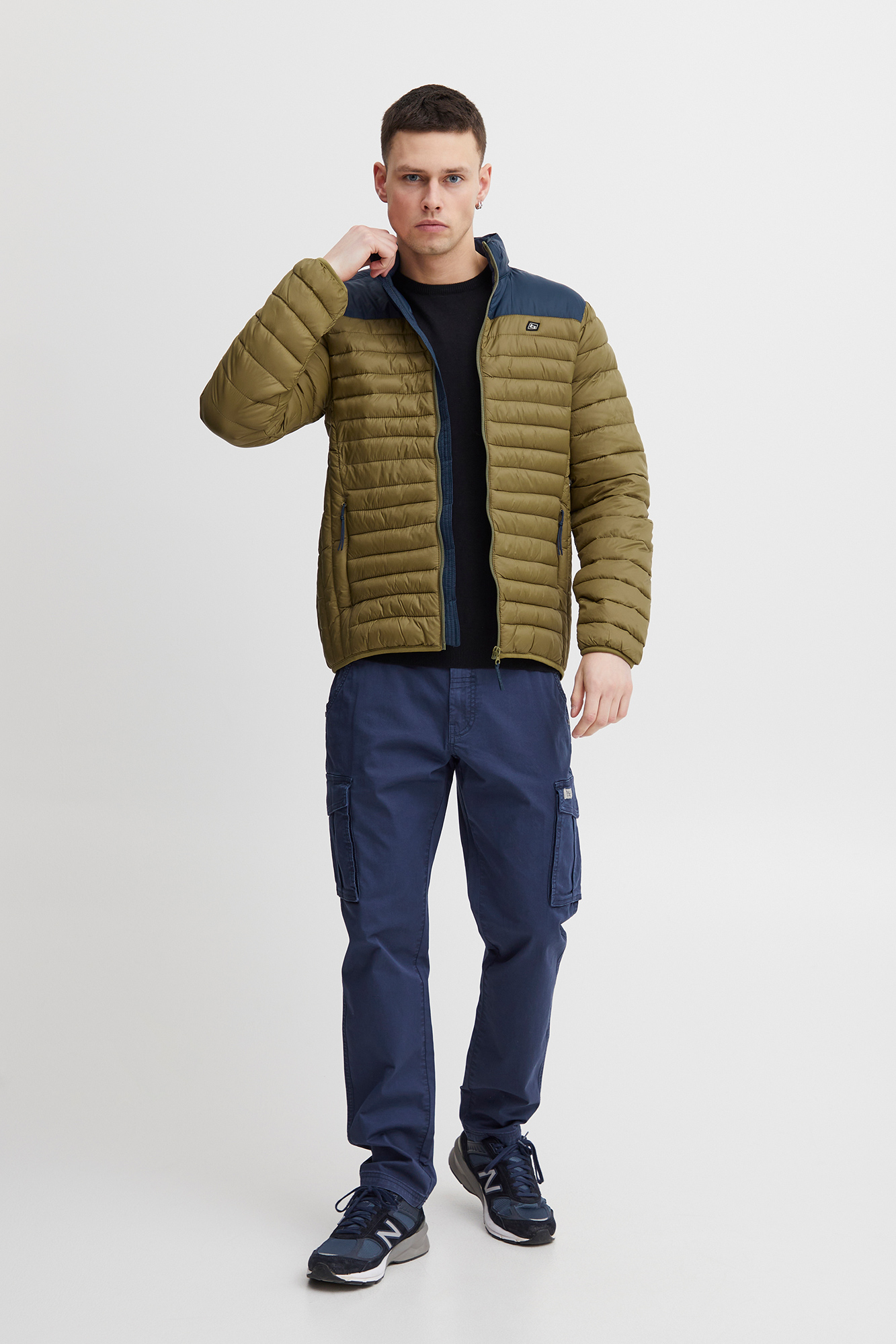 Jaqueta acolchoada bicolor | Sobretudos e parkas de homem | SPF