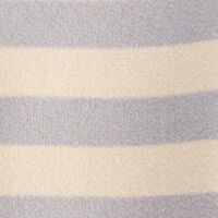 Springfield Striped cutwork jersey-knit T-shirt indigo blue