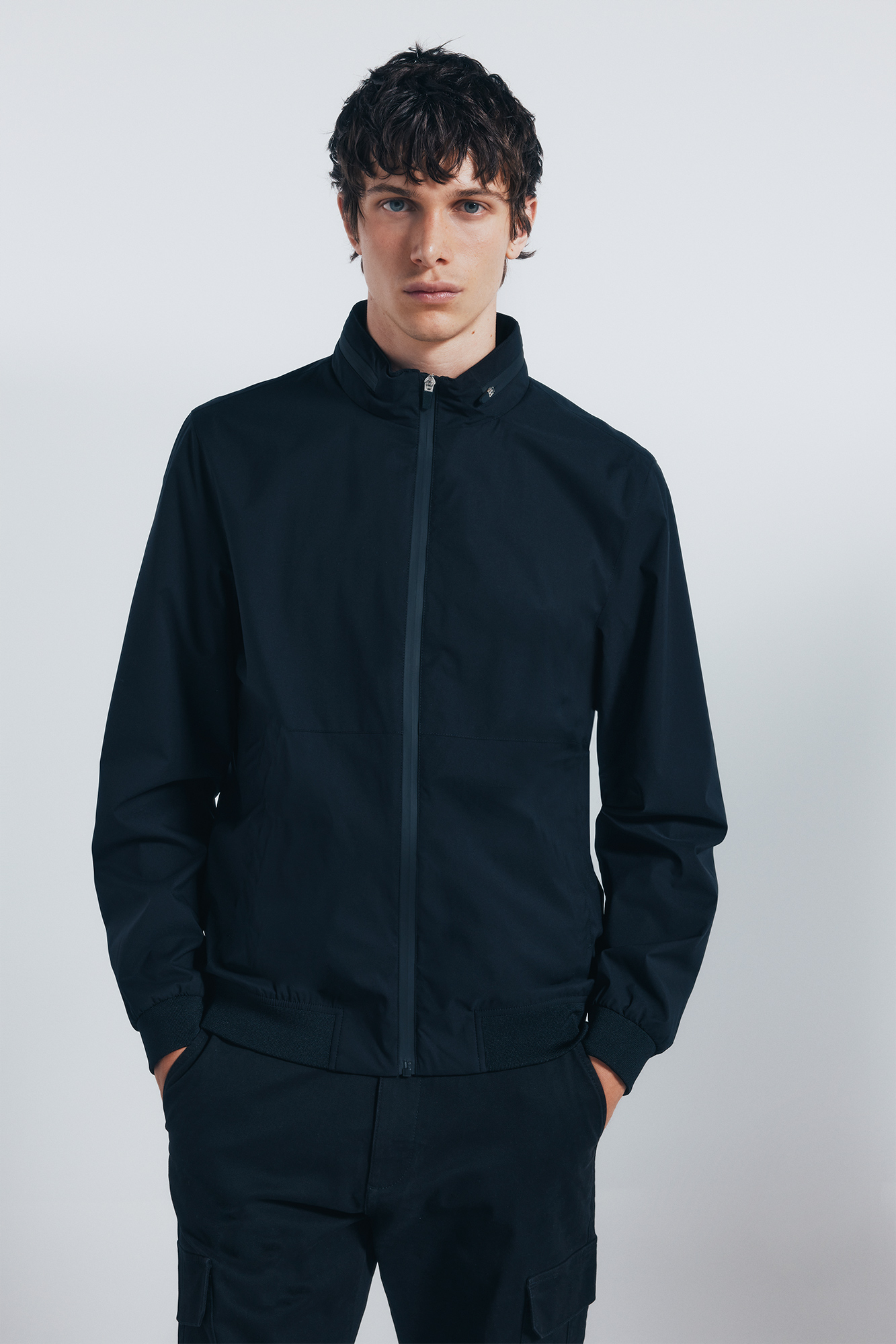 Springfield 3ic Chaqueta Cfunnel Tech Veste Homme - Manches Longues, Légère