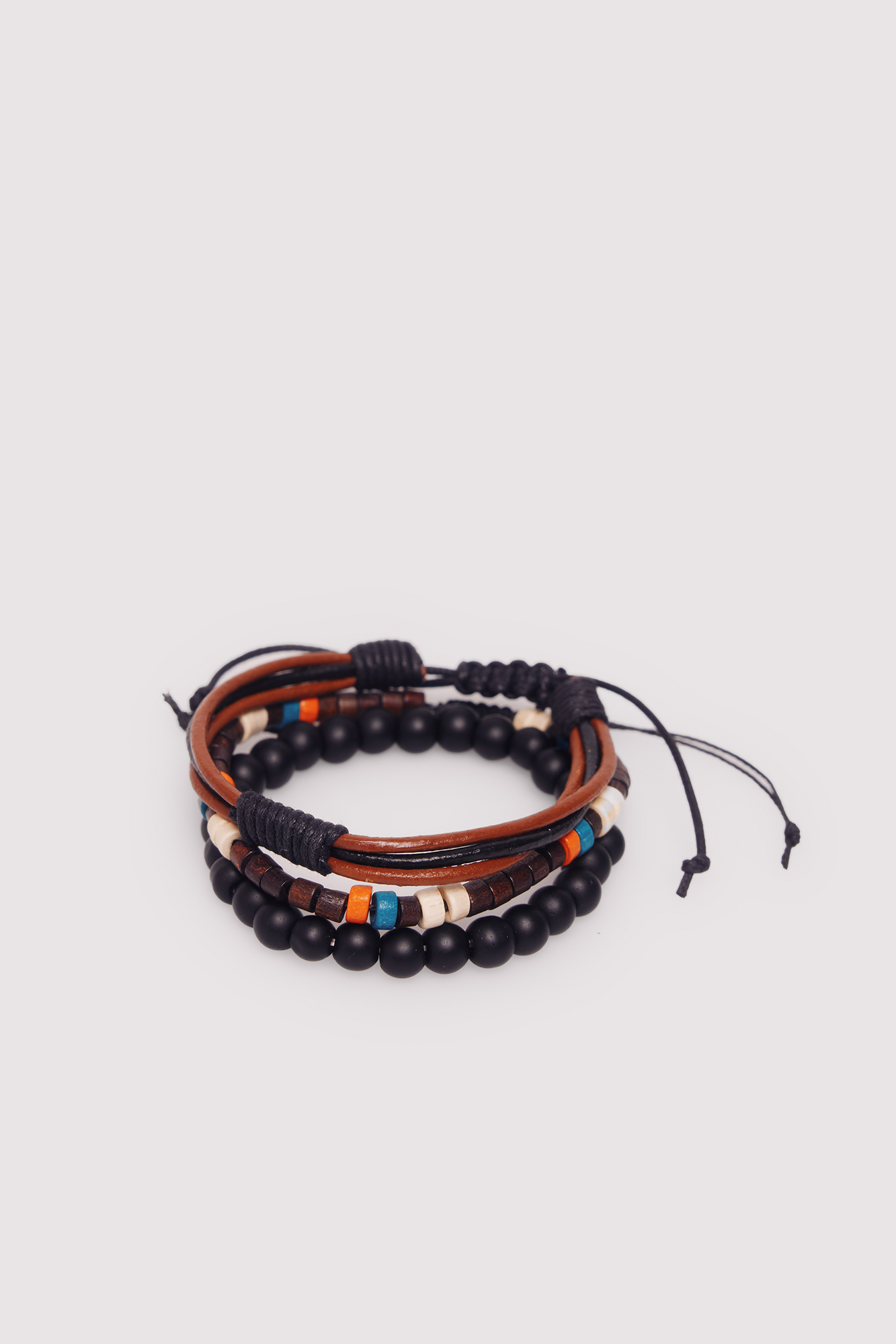 Schmuckset Mit Knoten-Design - 2 Armbänder Gold & Silber Für Damen & Herren