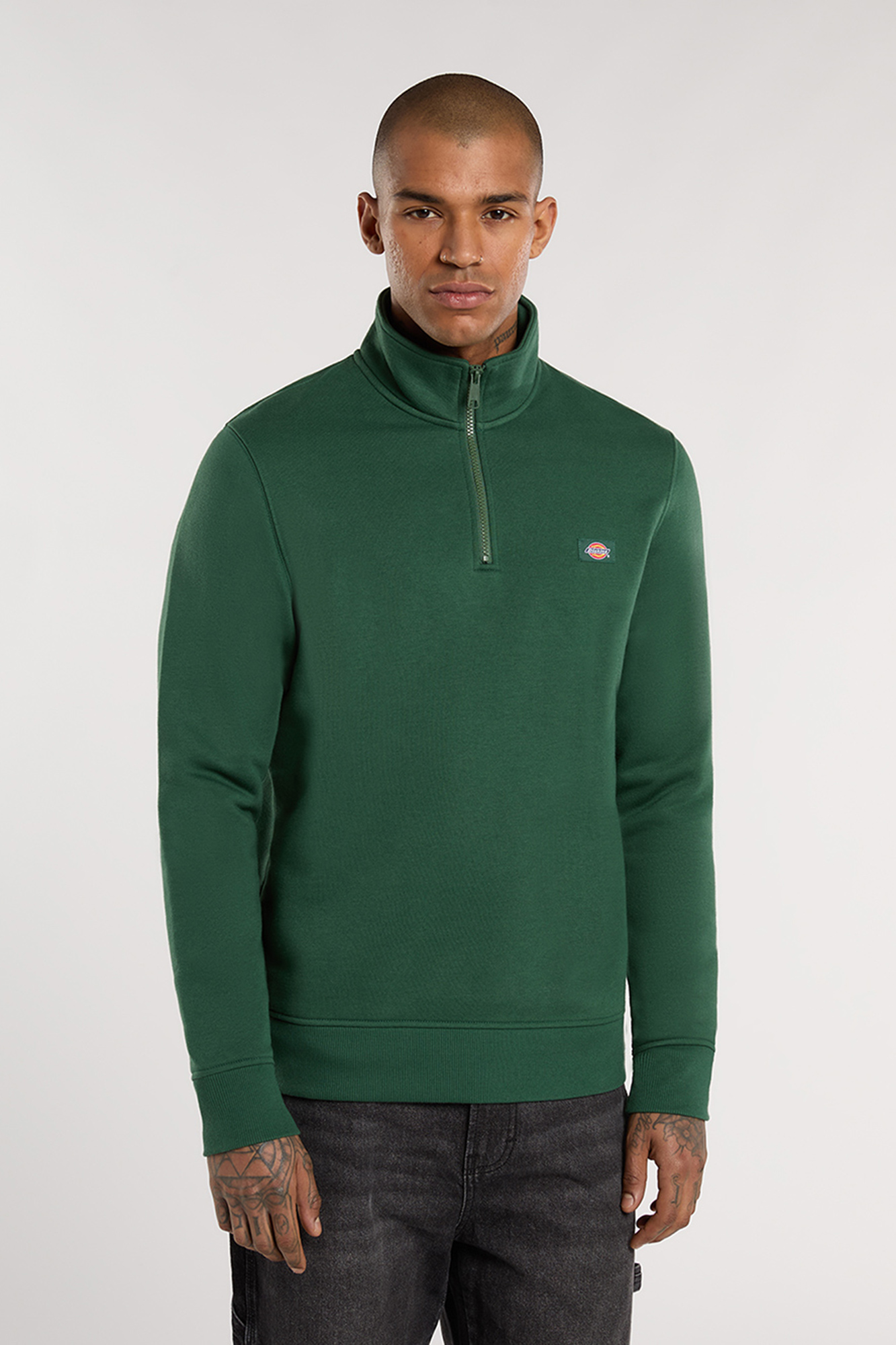 The Oakport Quarter- Zip fastening Sweatshirt