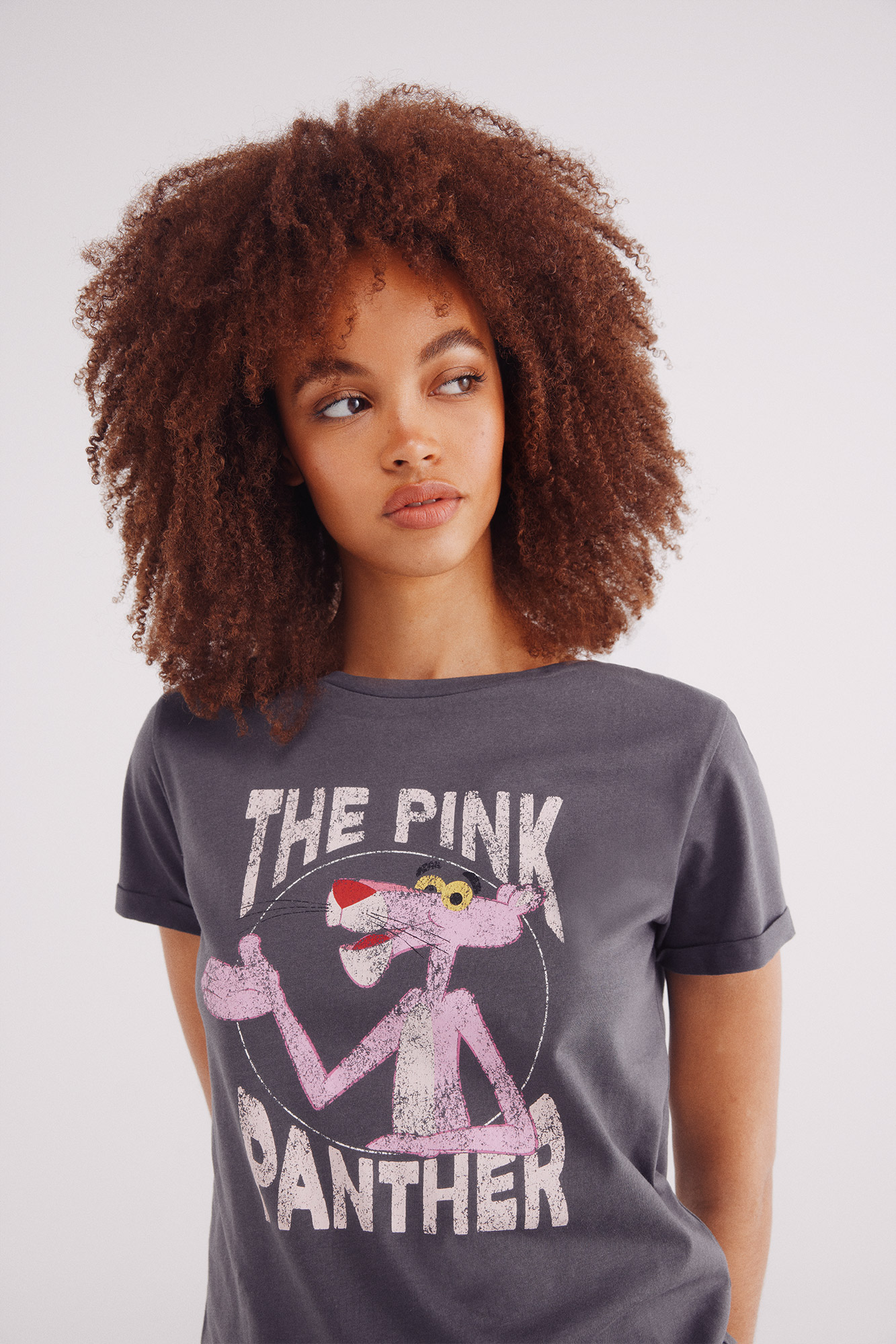 Camiseta Pantera Rosa Camiseta Estampado Rosa Camiseta 