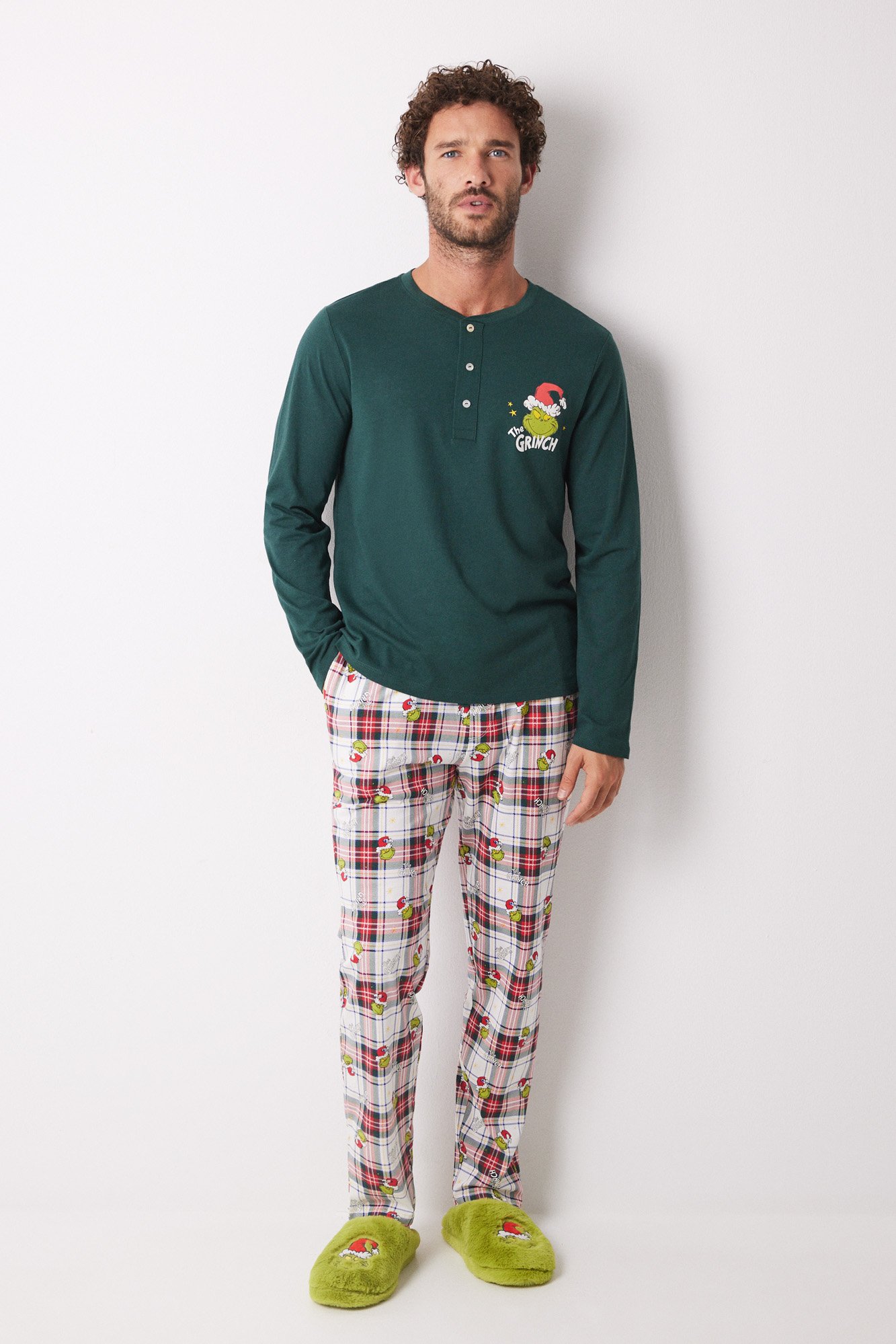 Intimissimi Pijama Hombre Grinch Pijama Largo Tezenis Pijama NiÃ±o