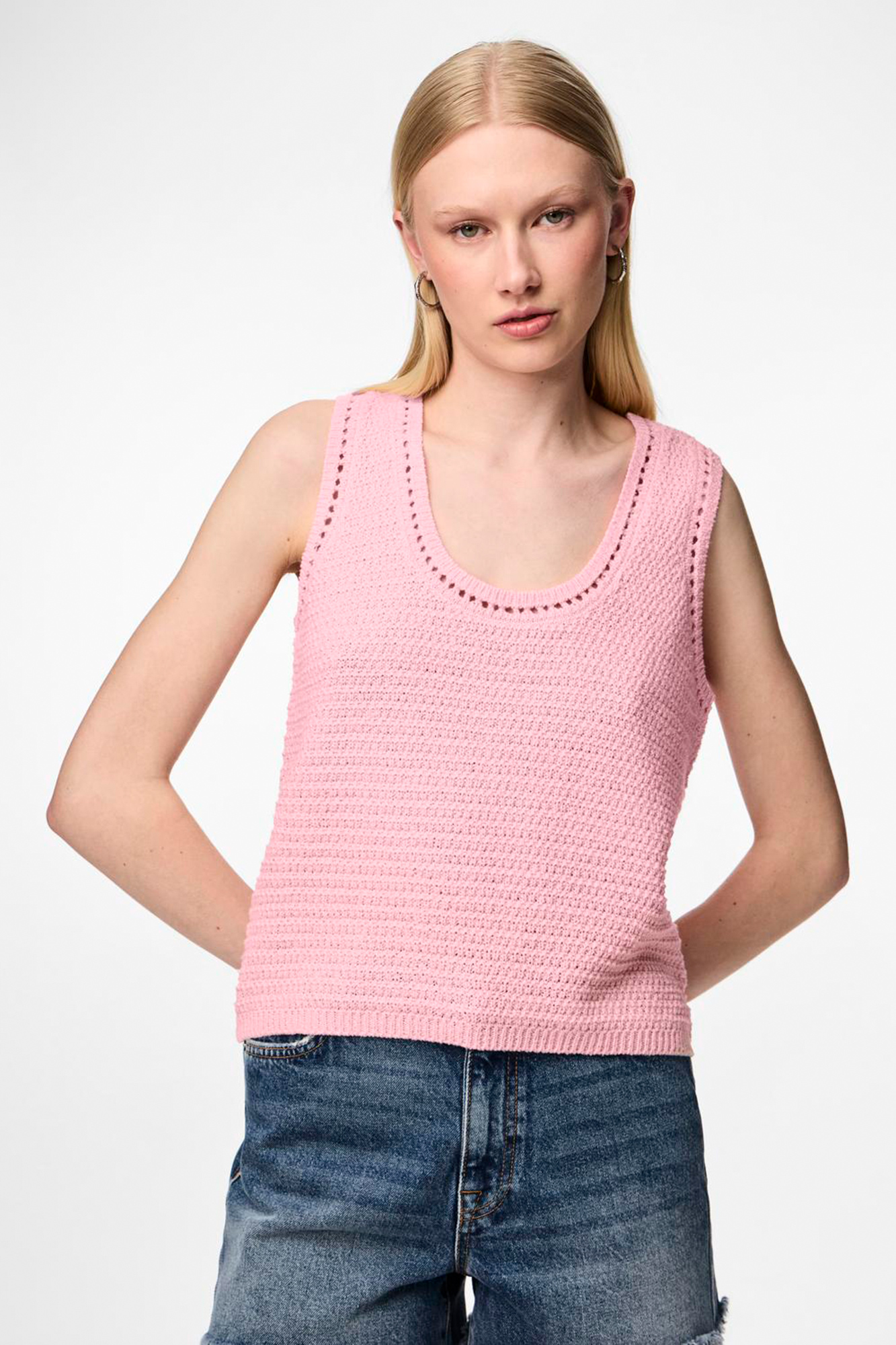 Springfield Camiseta Crochet Terracota Mujer De Camiseta Crochet